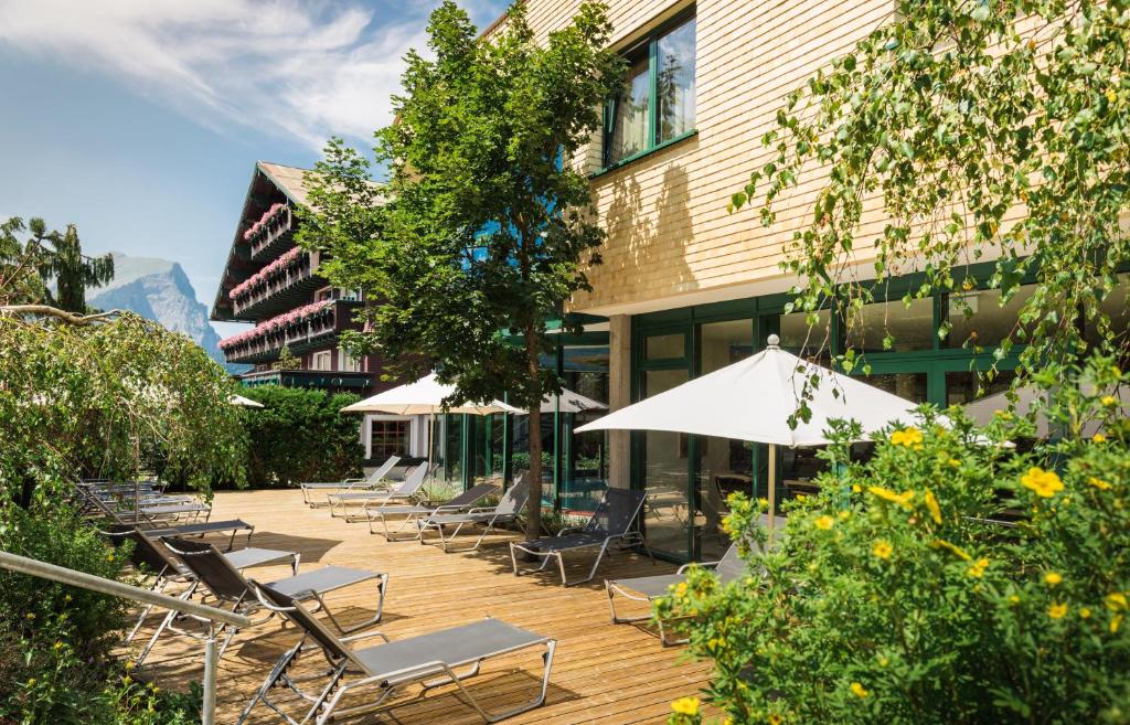 Zahrada ubytování Hirschen Wohlfühlhotel Bregenzerwald