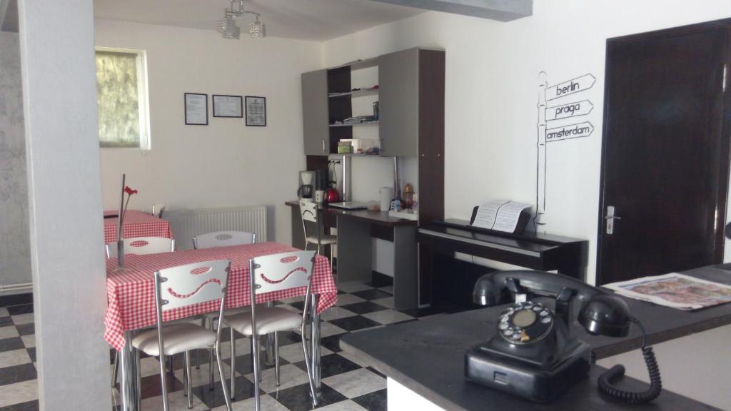 Kuchyň nebo kuchyňský kout v ubytování B&B Duo Caffe