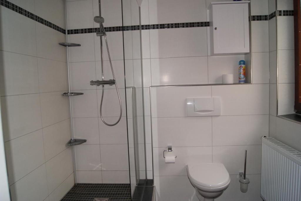 Koupelna v ubytování Hotel Kugel