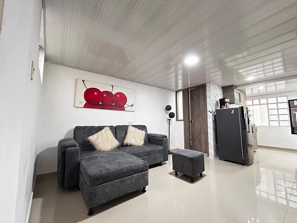 Posezení v ubytování Cómodo