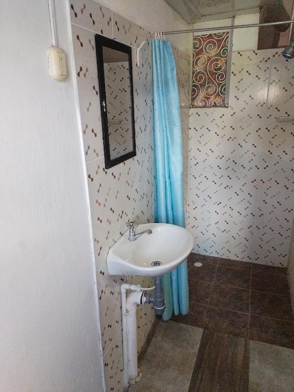 Koupelna v ubytování Casa de relajación low cost