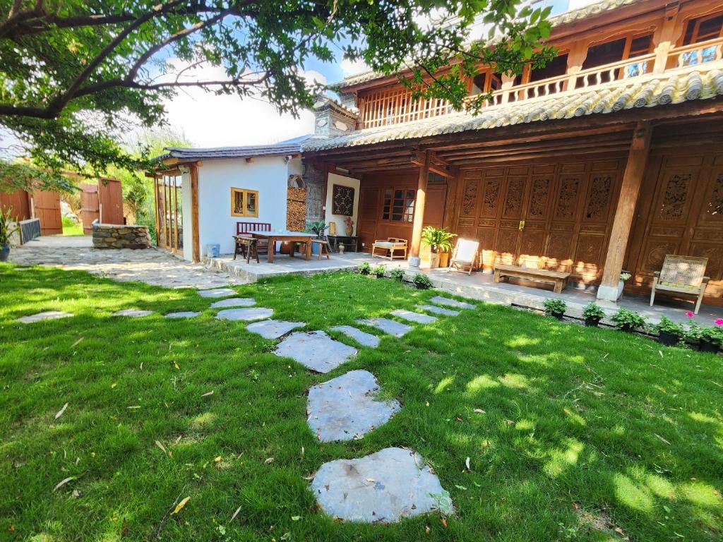 Zahrada ubytování Secret Moon Guesthouse