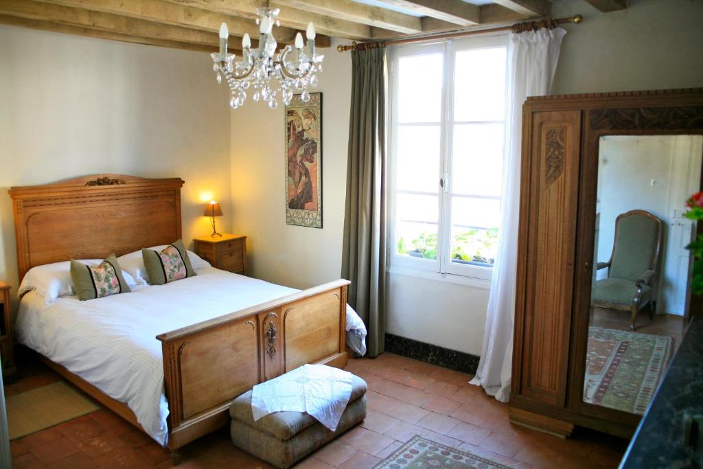 Krevet ili kreveti u jedinici u okviru objekta Le Chaton Rouge