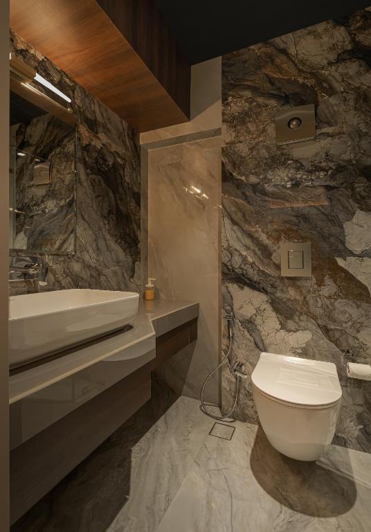 Koupelna v ubytování Orbit Serviced Apartments