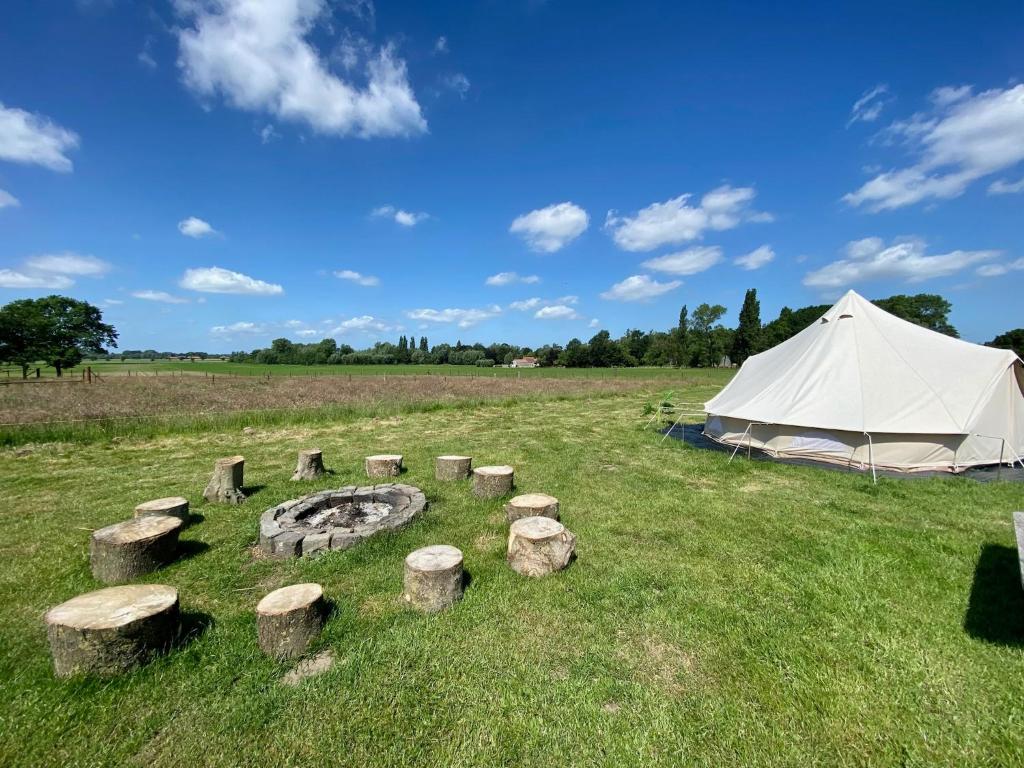 Zahrada ubytování Camp Mangoeste