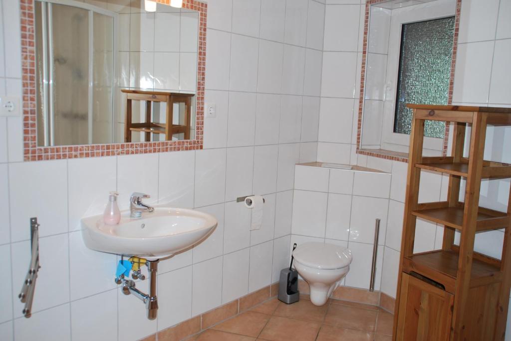 Kúpeľňa v ubytovaní Ferienwohnung Kirstin Pfeifhofer