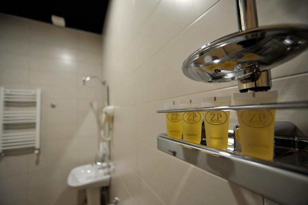 Koupelna v ubytování ZP Hotel