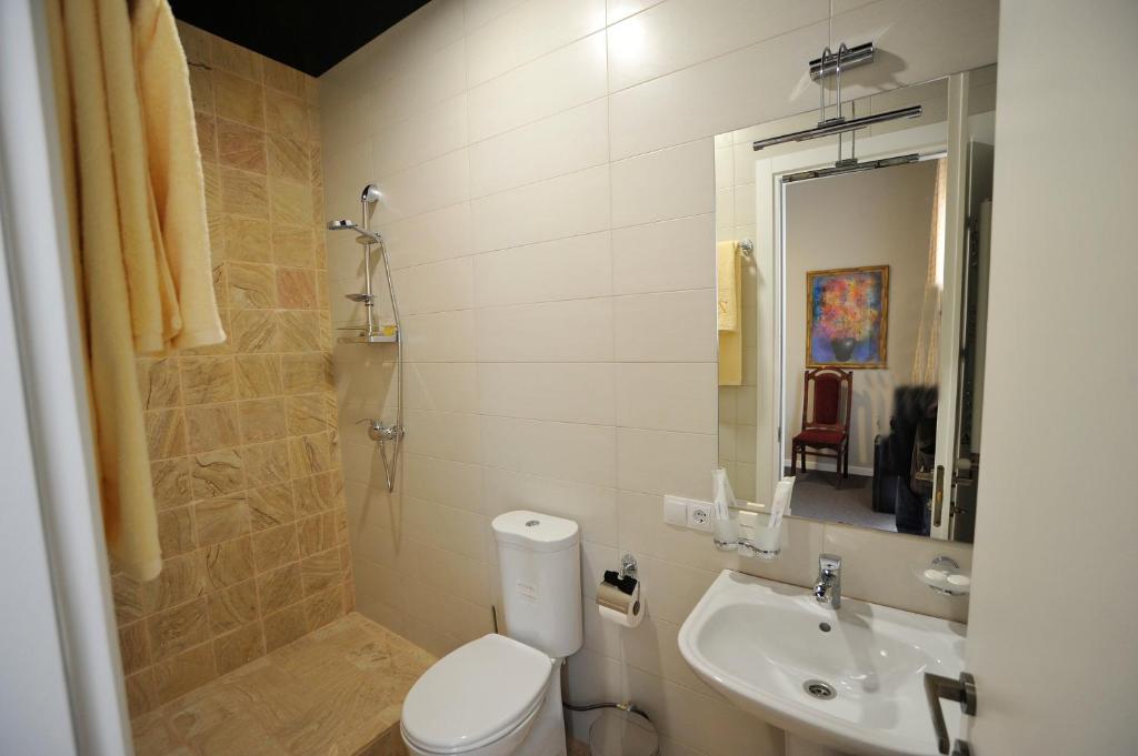 Koupelna v ubytování ZP Hotel