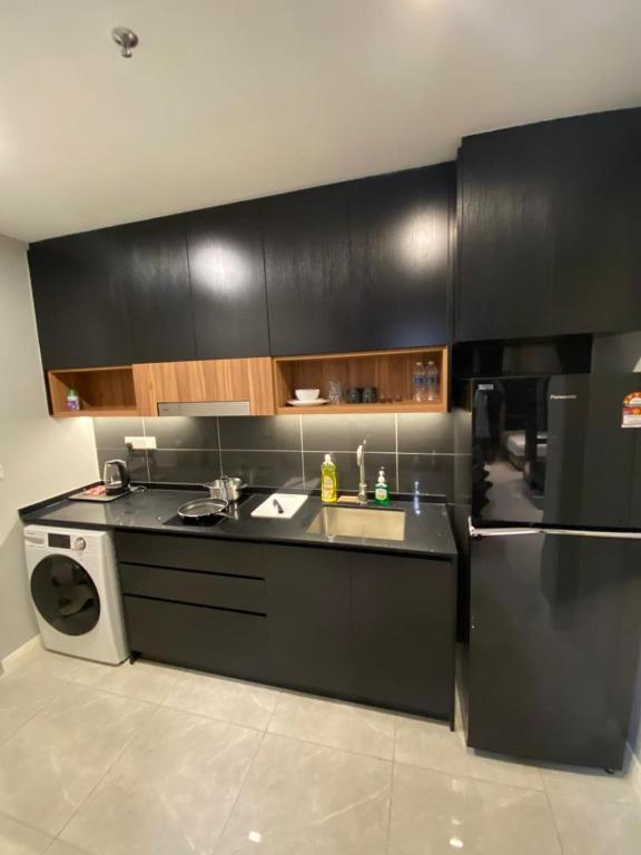 Kuchyň nebo kuchyňský kout v ubytování Axon Residence Damai Bukit Bintang