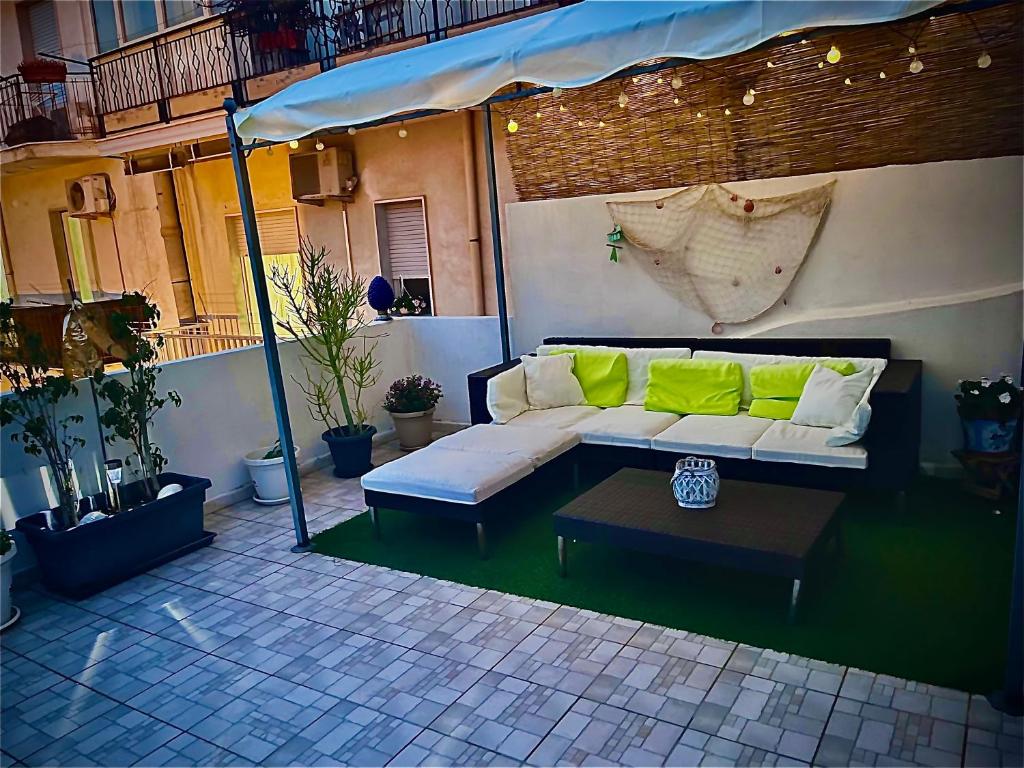 Posezení v ubytování SFEA HOME