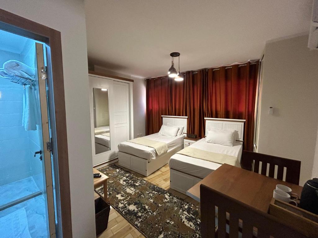Postel nebo postele na pokoji v ubytování Stayline hotel apartments 5 mins from Cairo airport