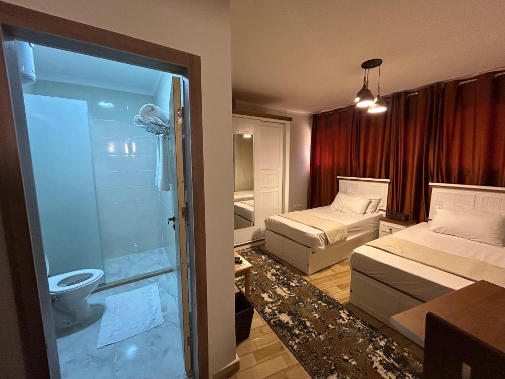 Koupelna v ubytování Stayline hotel apartments 5 mins from Cairo airport