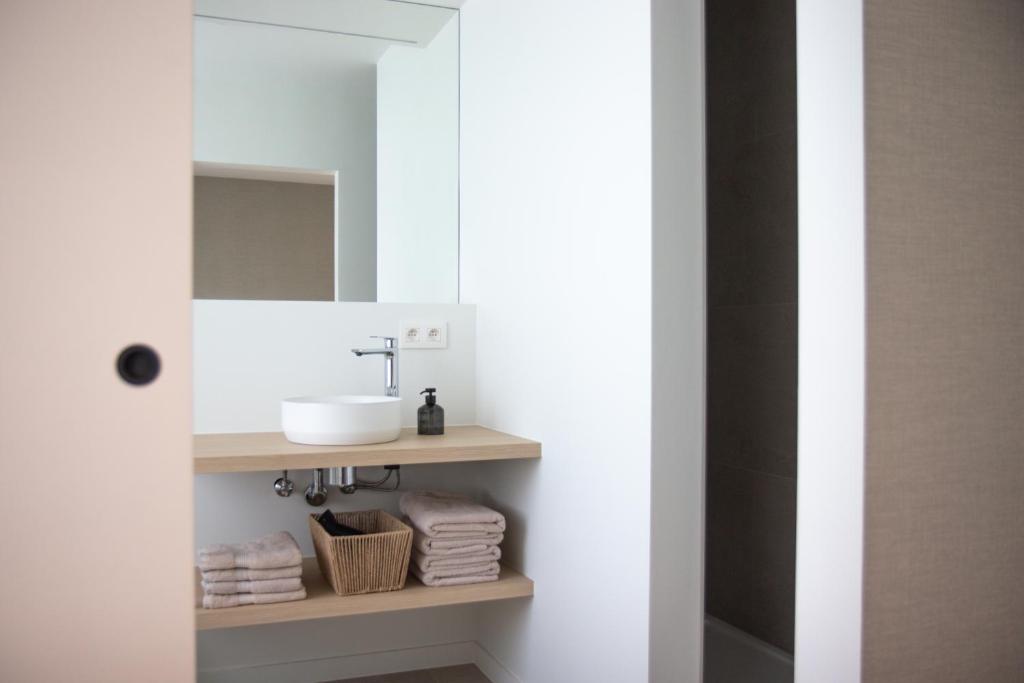 Koupelna v ubytování B&B Abdeshof