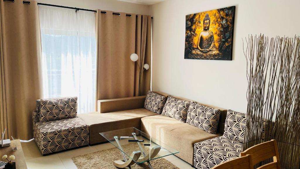 Istumisnurk majutusasutuses Minissy luxury Serviced Apartment