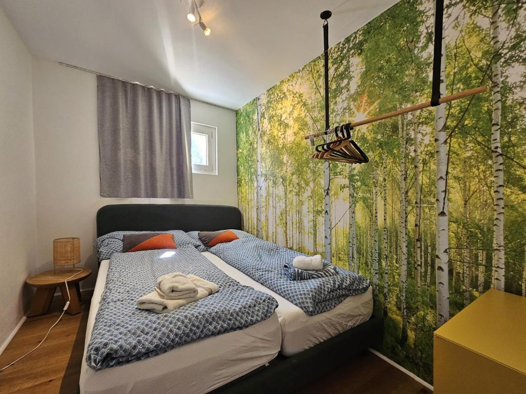 Postel nebo postele na pokoji v ubytování Falke 2nd Floor