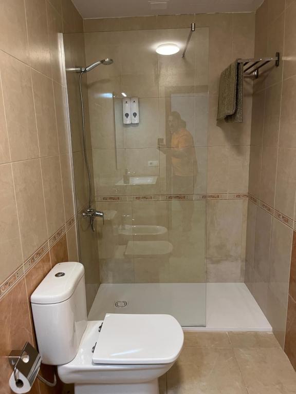 Koupelna v ubytování Increíble apartamento en pleno centro de Arrecife con parking privado