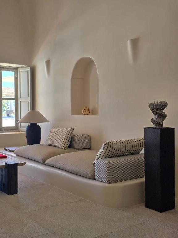 Posezení v ubytování Black Rose Beach Suites
