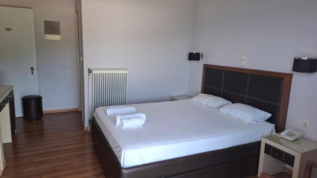 Postel nebo postele na pokoji v ubytování Elena Hotel
