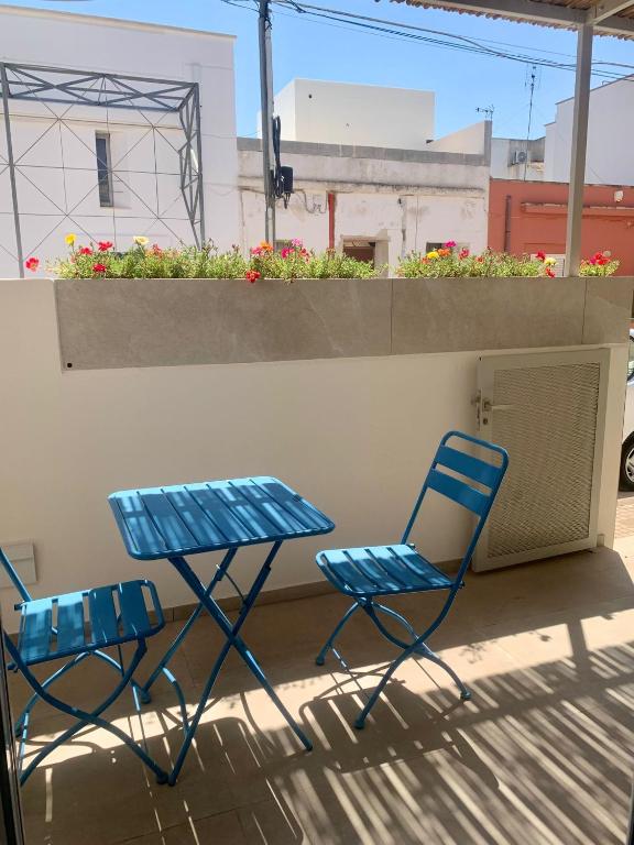 Balkón nebo terasa v ubytování Azzurro Mare Aparthotel