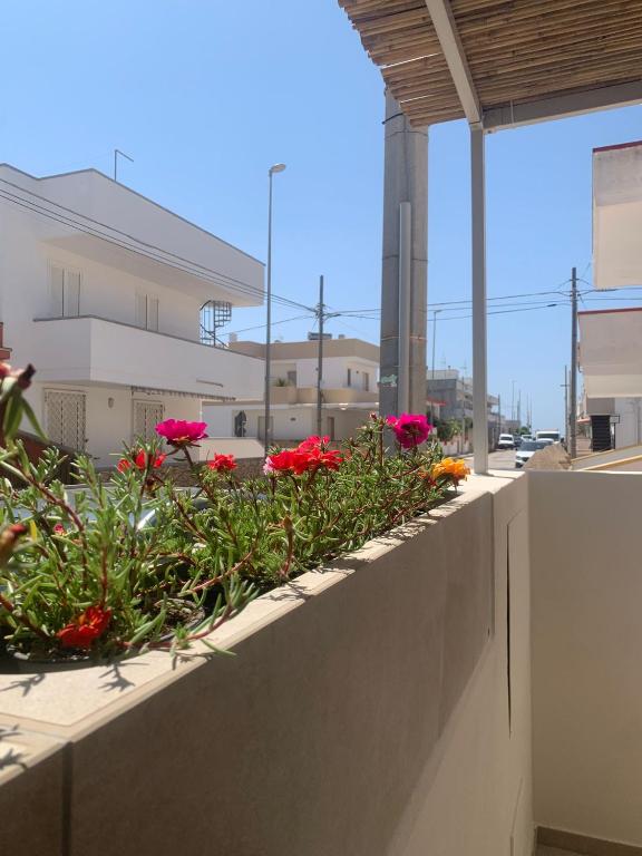 Balkón nebo terasa v ubytování Azzurro Mare Aparthotel