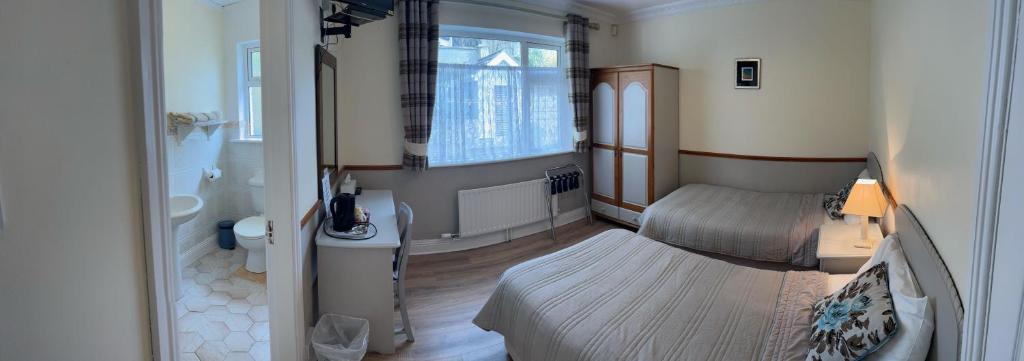 Postel nebo postele na pokoji v ubytování Breagagh View B&B