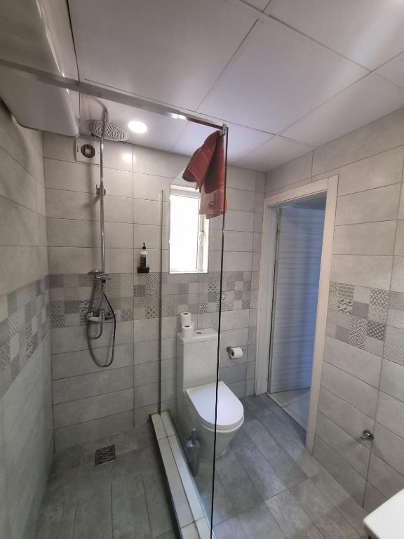 Koupelna v ubytování Central Suites