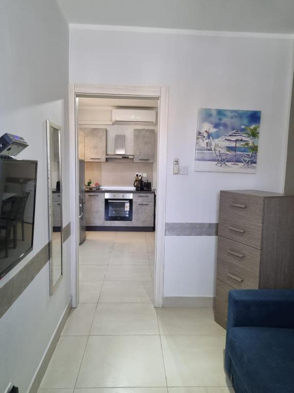 Kuchyň nebo kuchyňský kout v ubytování Central Suites