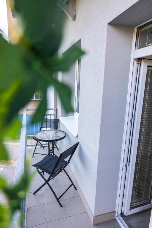 Balkón nebo terasa v ubytování Apartmán v Srdci Náchoda