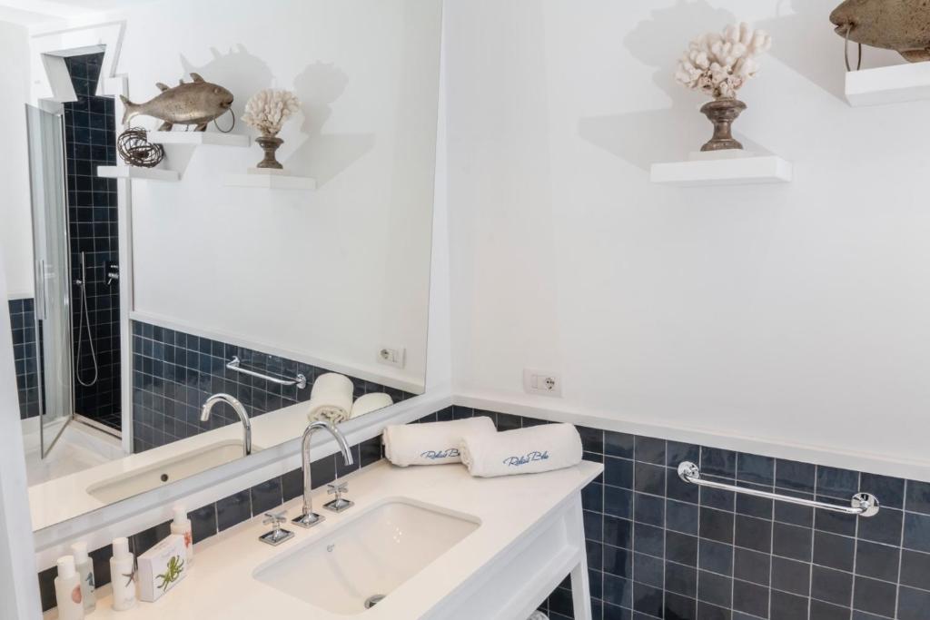 Koupelna v ubytování Relais Blu