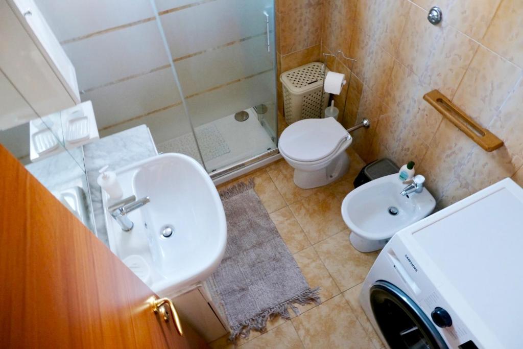 Koupelna v ubytování Casa dolce Casa2