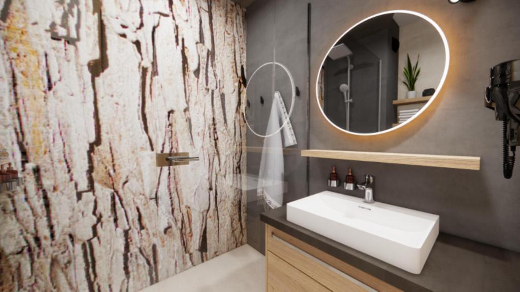 Kúpeľňa v ubytovaní Hotel Sitno Forest Resort - Family friendly