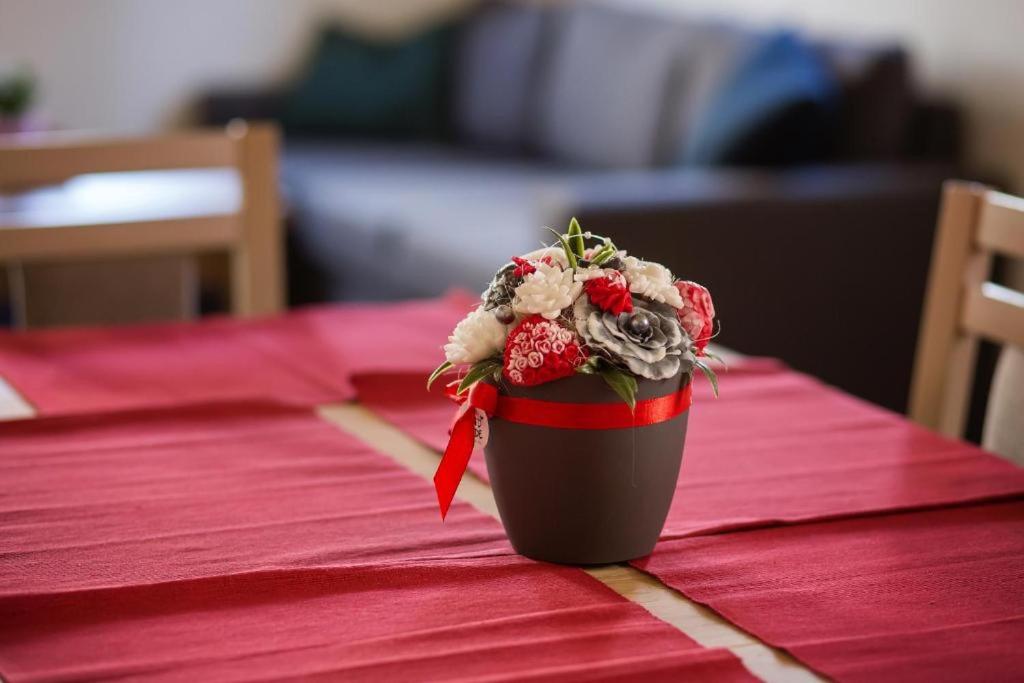 Postel nebo postele na pokoji v ubytování Chalupa Pohoda