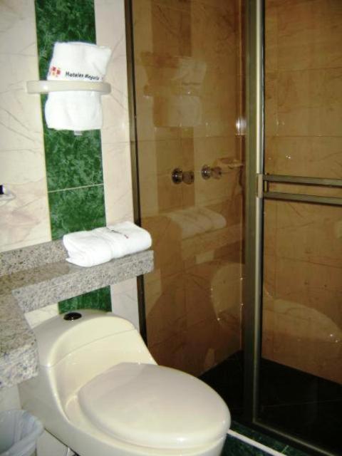 Koupelna v ubytování Hoteles Bogotá Inn La Soledad