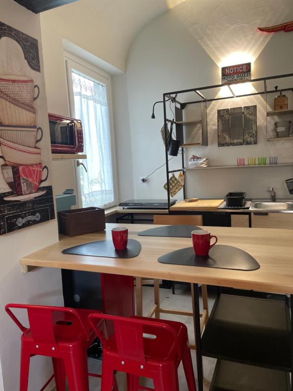 Kuchyň nebo kuchyňský kout v ubytování Tati's Home Bikers