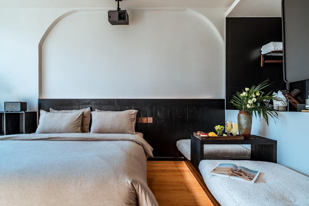 Postel nebo postele na pokoji v ubytování Forest B&B