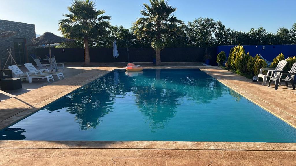 Bazén v ubytování Villa Berkania piscine privée - 8 pers nebo v jeho okolí