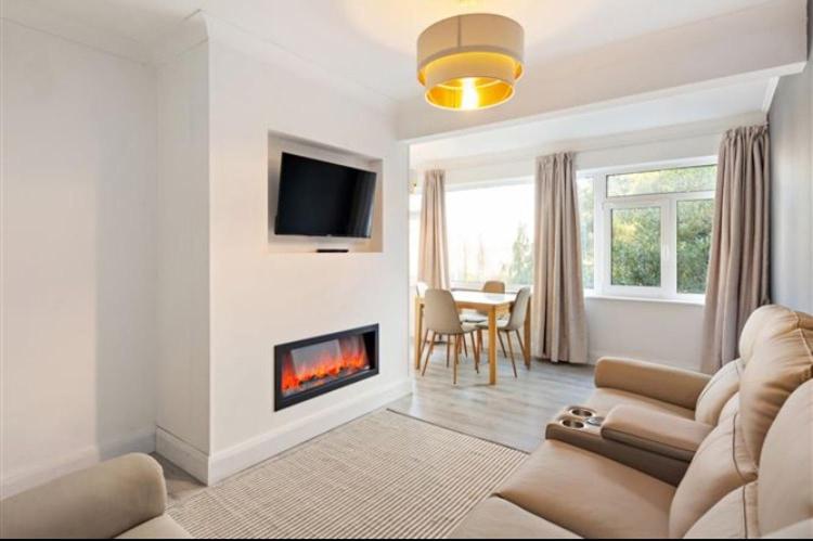 Χώρος καθιστικού στο City Apartment