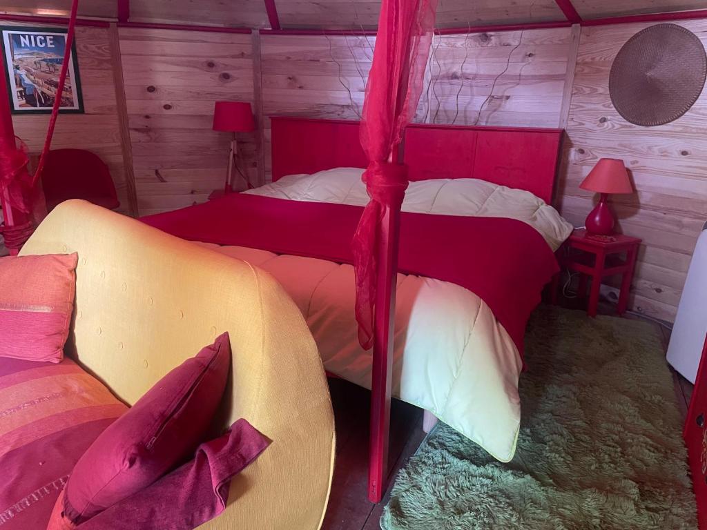 Postel nebo postele na pokoji v ubytování B&B L'Albatros