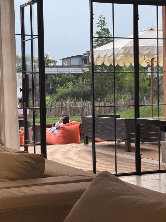 Posezení v ubytování Forest B&B