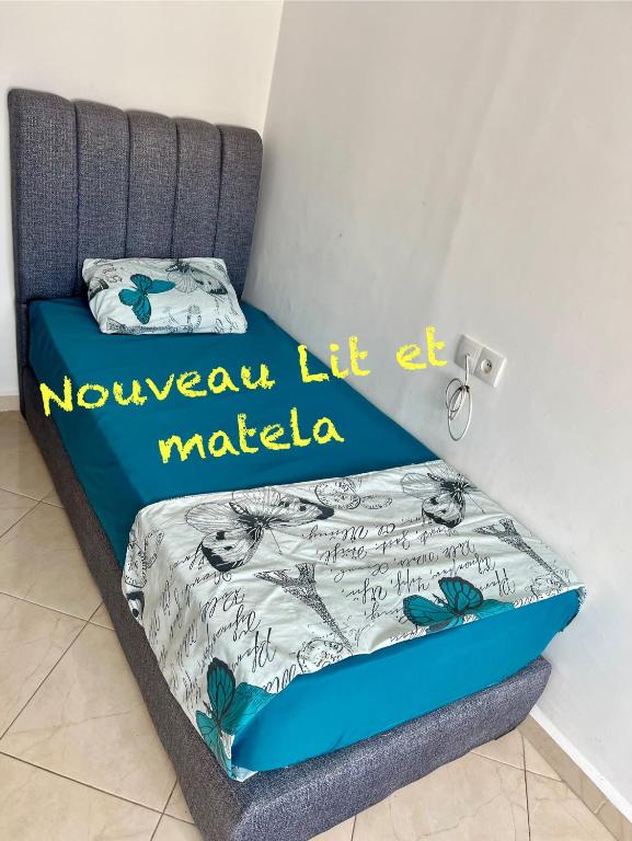 Postel nebo postele na pokoji v ubytování Appartement MIRAMAR
