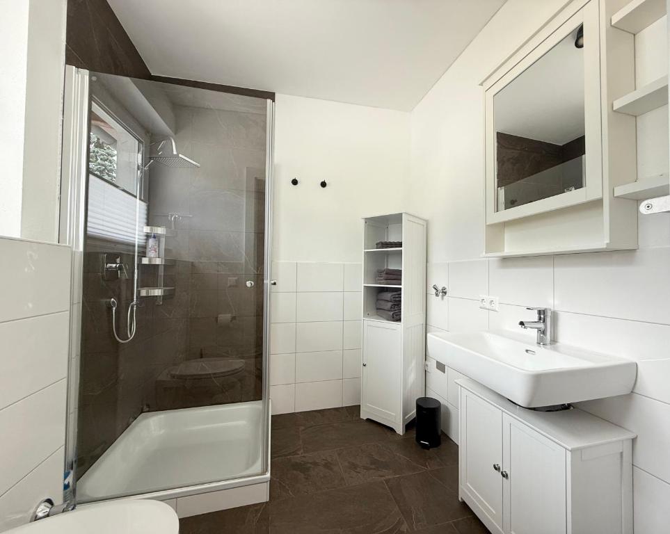 Koupelna v ubytování Studio Apartment Mils