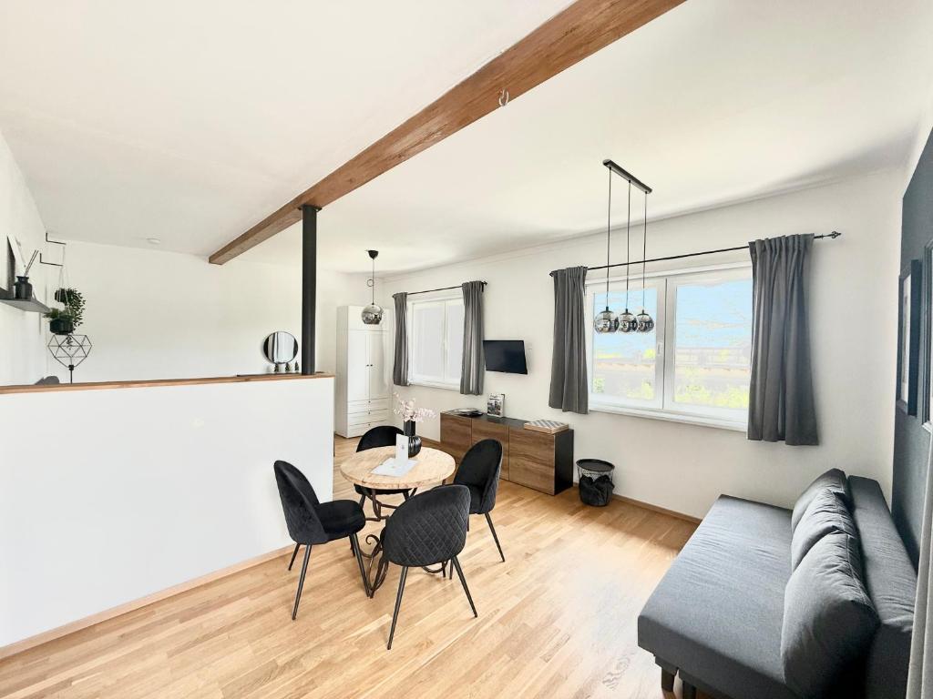 TV a/nebo společenská místnost v ubytování Studio Apartment Mils
