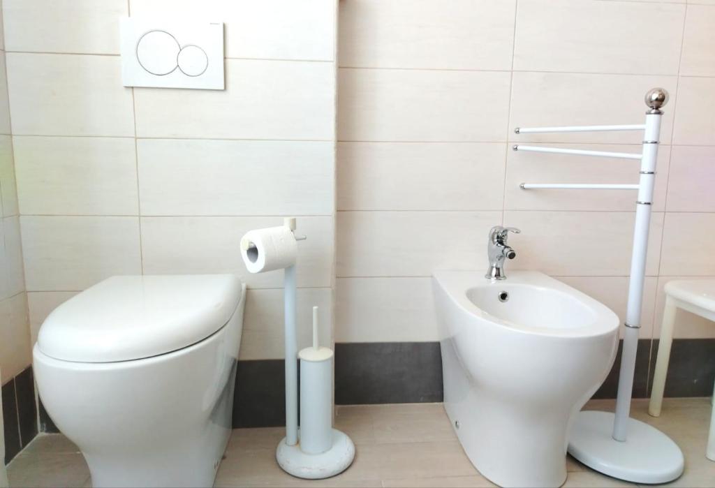 Koupelna v ubytování Torres Rooms Sassari