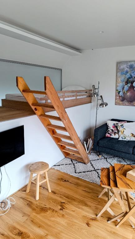 Posezení v ubytování Loftsuite