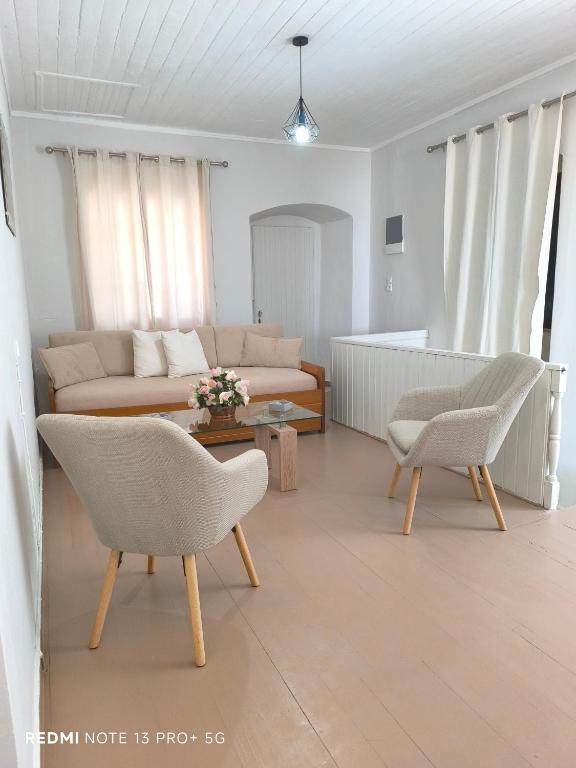 Posezení v ubytování Poseidon Apartments