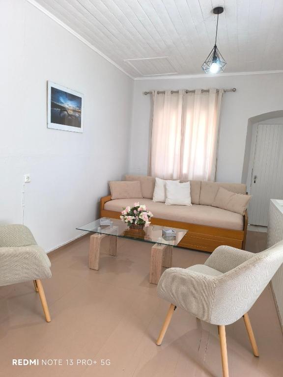 Posezení v ubytování Poseidon Apartments