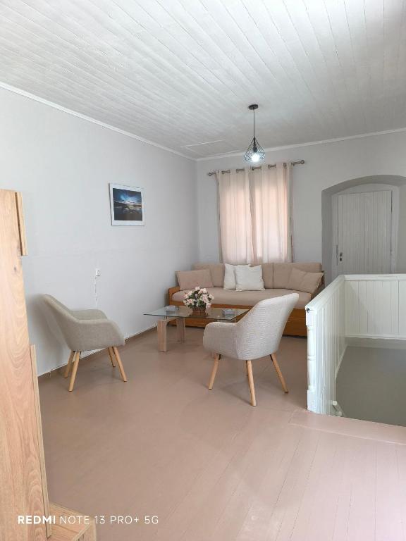 Posezení v ubytování Poseidon Apartments