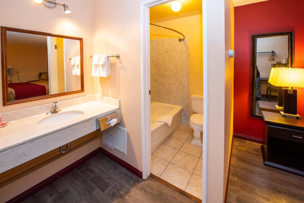 Koupelna v ubytování Econo Lodge
