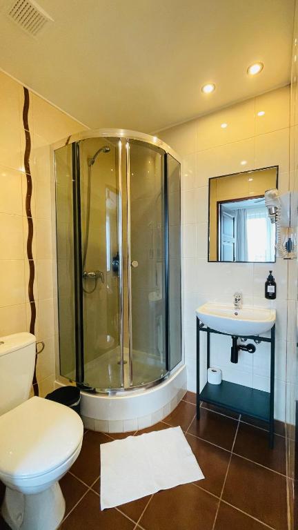 Kúpeľňa v ubytovaní Hotel Millennium