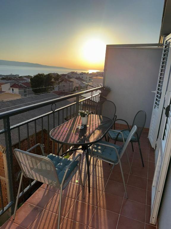 Balkón alebo terasa v ubytovaní Apartment Sea